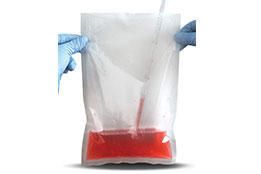 HDB-1650FC Bolsas para Digestor estériles de 1650ml de capacidad- Tamaño 300x190mm. Espesor 100um.