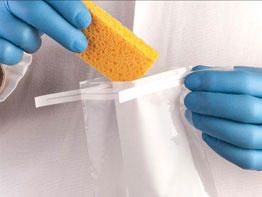 HSS-540 Hixwer 540 ml Sponge Sampling Bags, sterile. Size: 229mm x 114mm. Micronage: 70 um.
